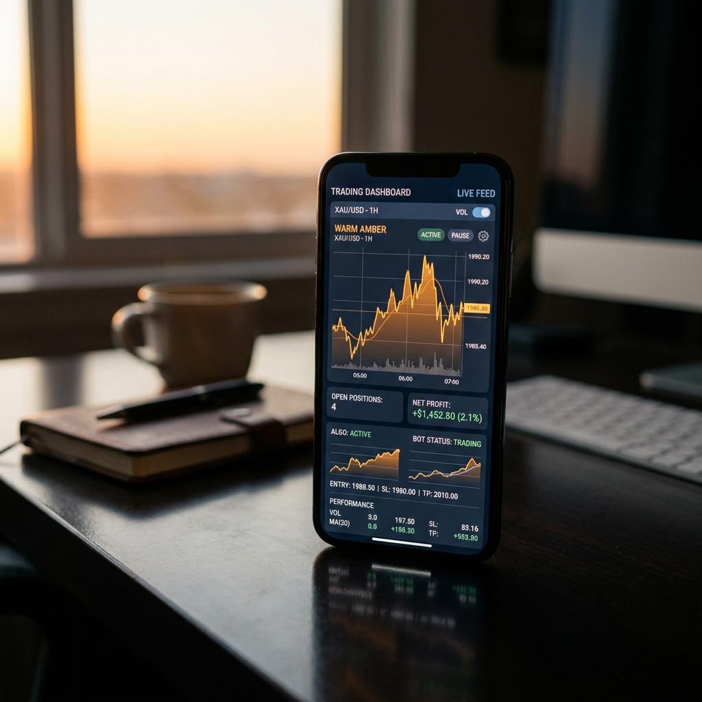 Tableau de bord Neuve Markvere affiché sur smartphone